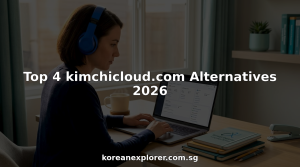 Woman researching cloud alternatives at home office desk