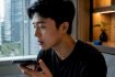 Learner recording Korean voice message